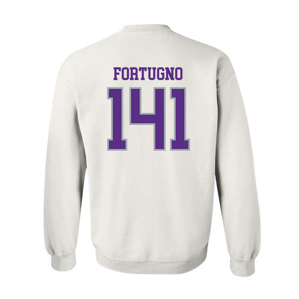 UW-Whitewater - NCAA Wrestling : Justin Fortugno - Classic Shersey Crewneck Sweatshirt-1