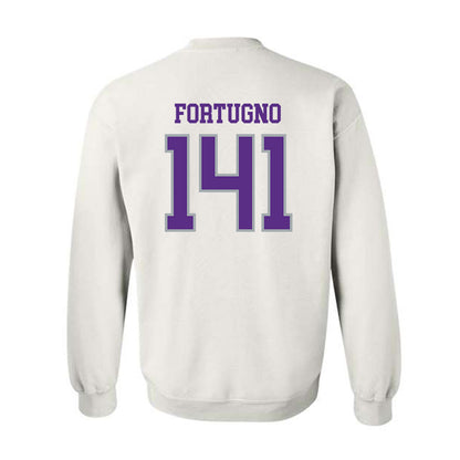 UW-Whitewater - NCAA Wrestling : Justin Fortugno - Classic Shersey Crewneck Sweatshirt-1
