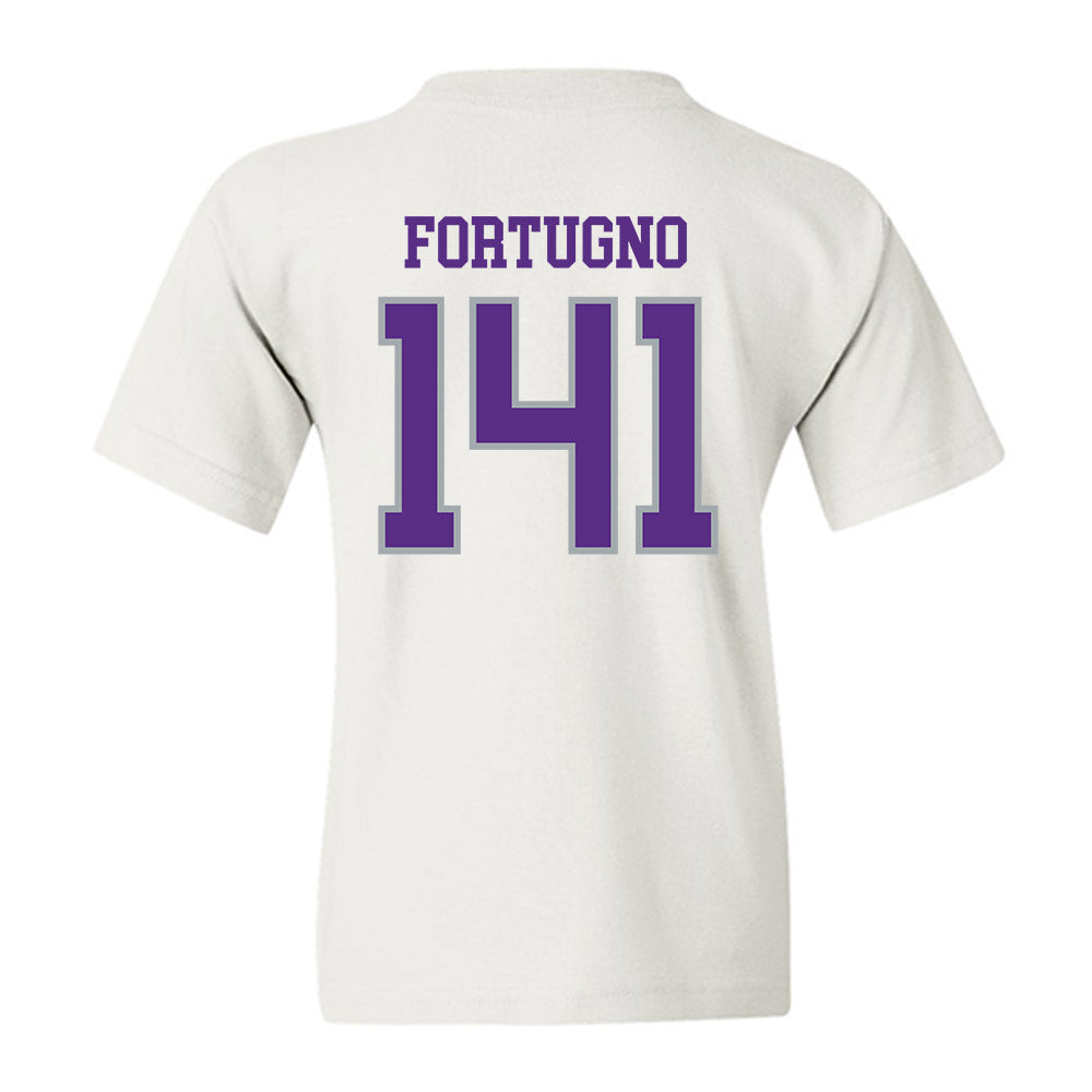 UW-Whitewater - NCAA Wrestling : Justin Fortugno - Classic Shersey Youth T-Shirt-1