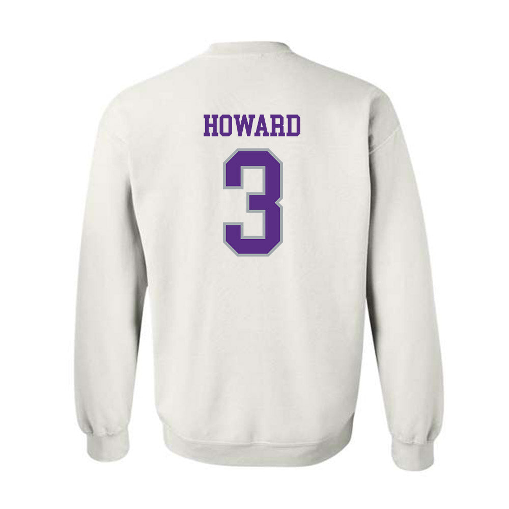 UW-Whitewater - NCAA Men's Basketball : Zay Howard - Classic Shersey Crewneck Sweatshirt-1