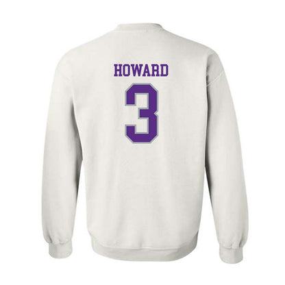 UW-Whitewater - NCAA Men's Basketball : Zay Howard - Classic Shersey Crewneck Sweatshirt-1