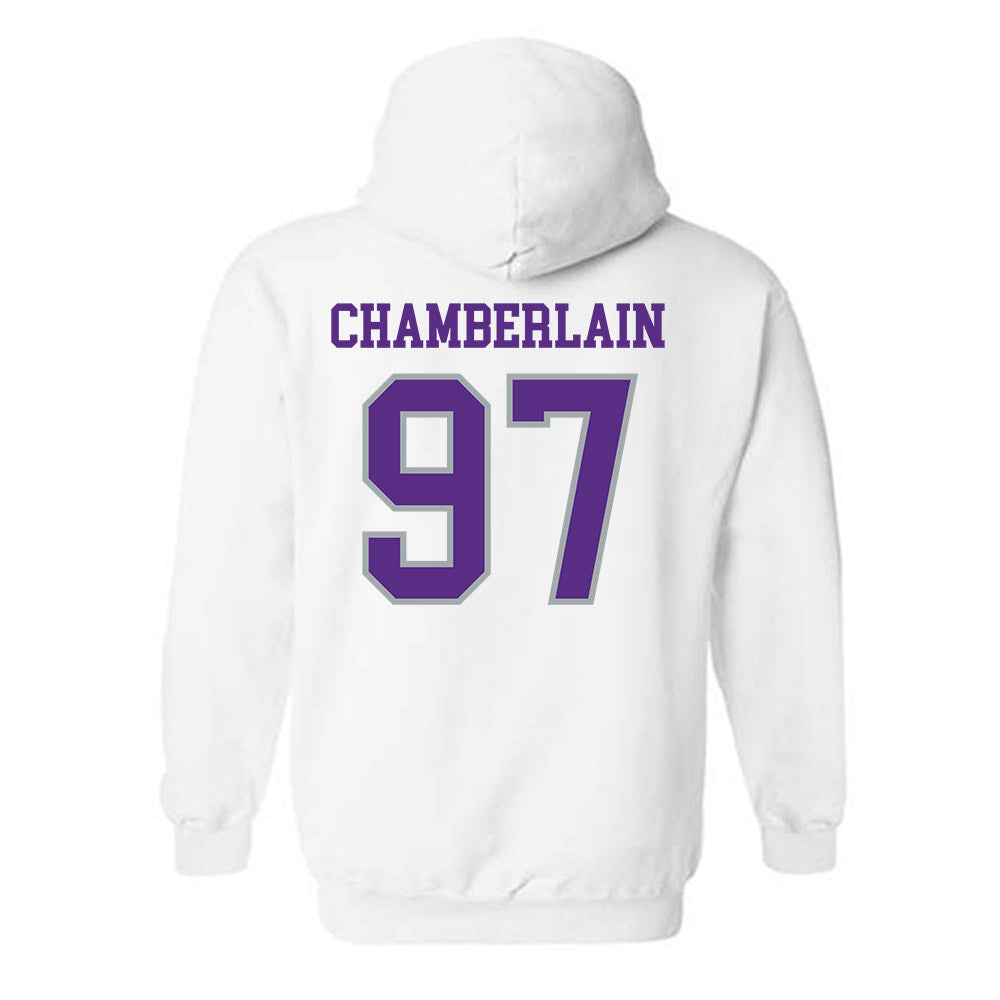 UW-Whitewater - NCAA Football : Jace Chamberlain - Classic Shersey Hooded Sweatshirt-1