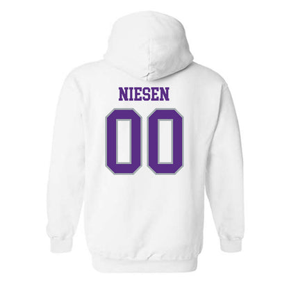 UW-Whitewater - NCAA Football : Hayes Niesen - Classic Shersey Hooded Sweatshirt-1