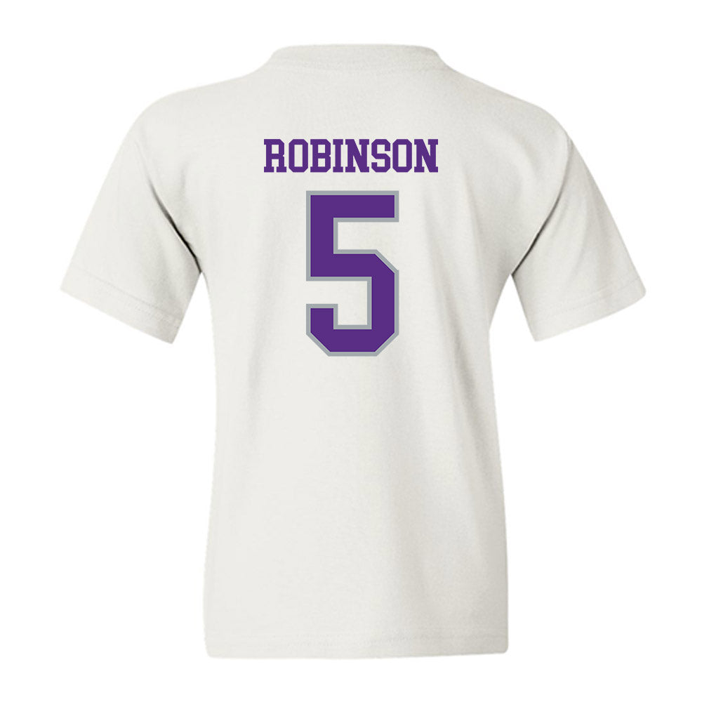 UW-Whitewater - NCAA Men's Basketball : Isaiah Robinson - Classic Shersey Youth T-Shirt-1