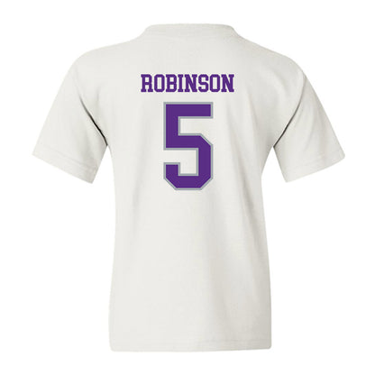 UW-Whitewater - NCAA Men's Basketball : Isaiah Robinson - Classic Shersey Youth T-Shirt-1