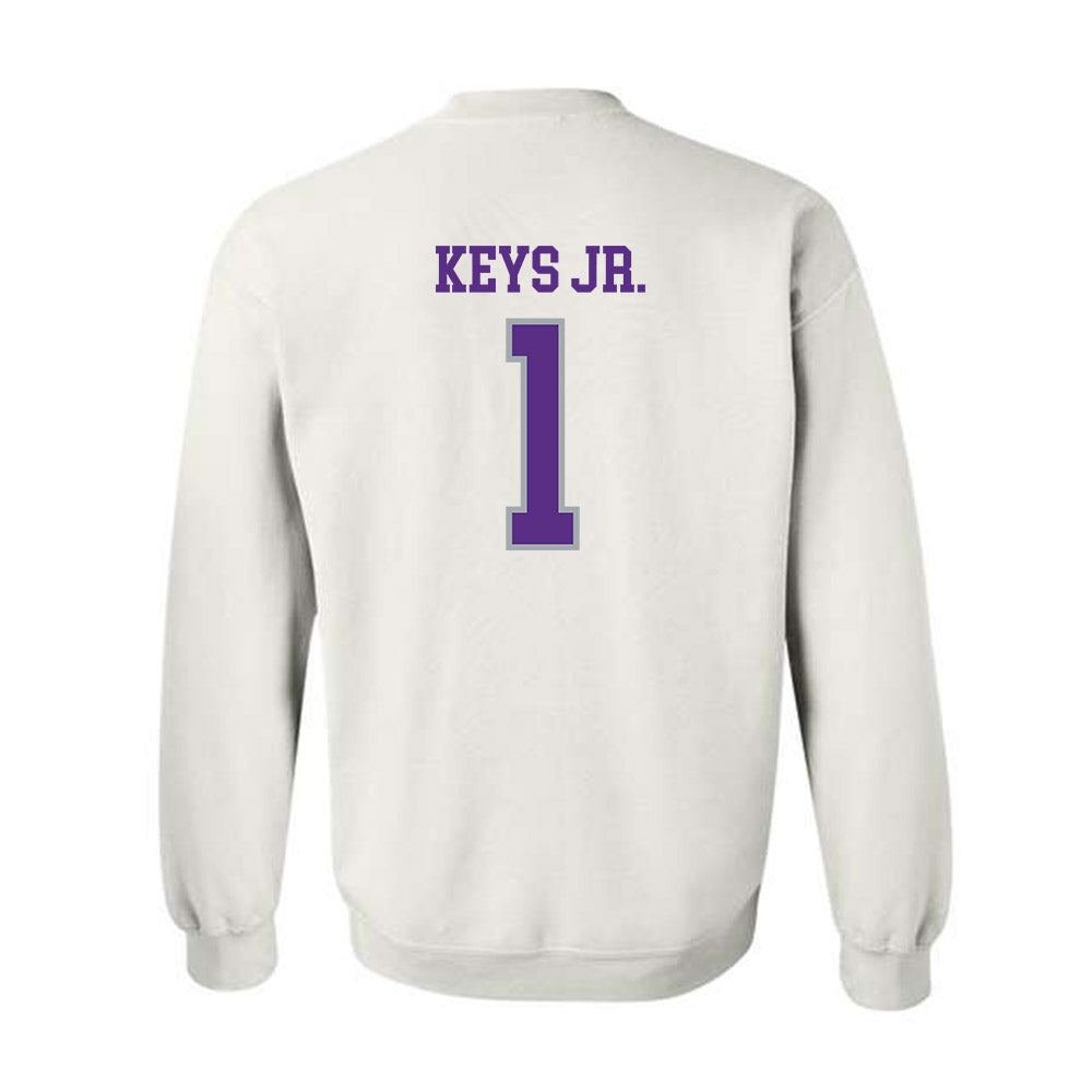 UW-Whitewater - NCAA Men's Basketball : Agape Keys Jr. - Classic Shersey Crewneck Sweatshirt-1