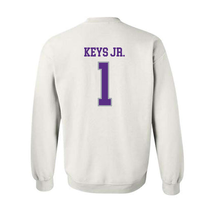 UW-Whitewater - NCAA Men's Basketball : Agape Keys Jr. - Classic Shersey Crewneck Sweatshirt-1