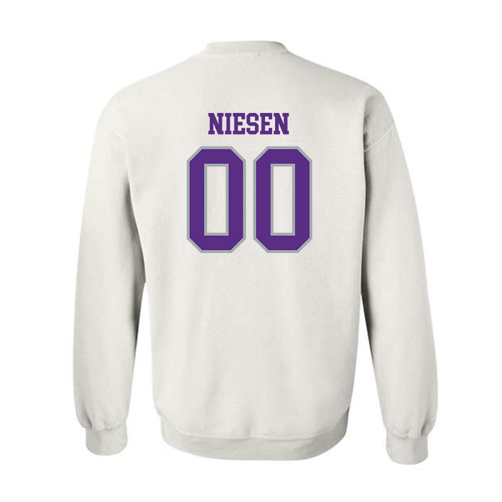 UW-Whitewater - NCAA Football : Hayes Niesen - Classic Shersey Crewneck Sweatshirt-1