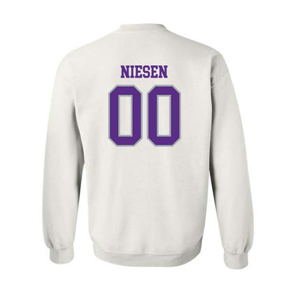 UW-Whitewater - NCAA Football : Hayes Niesen - Classic Shersey Crewneck Sweatshirt-1