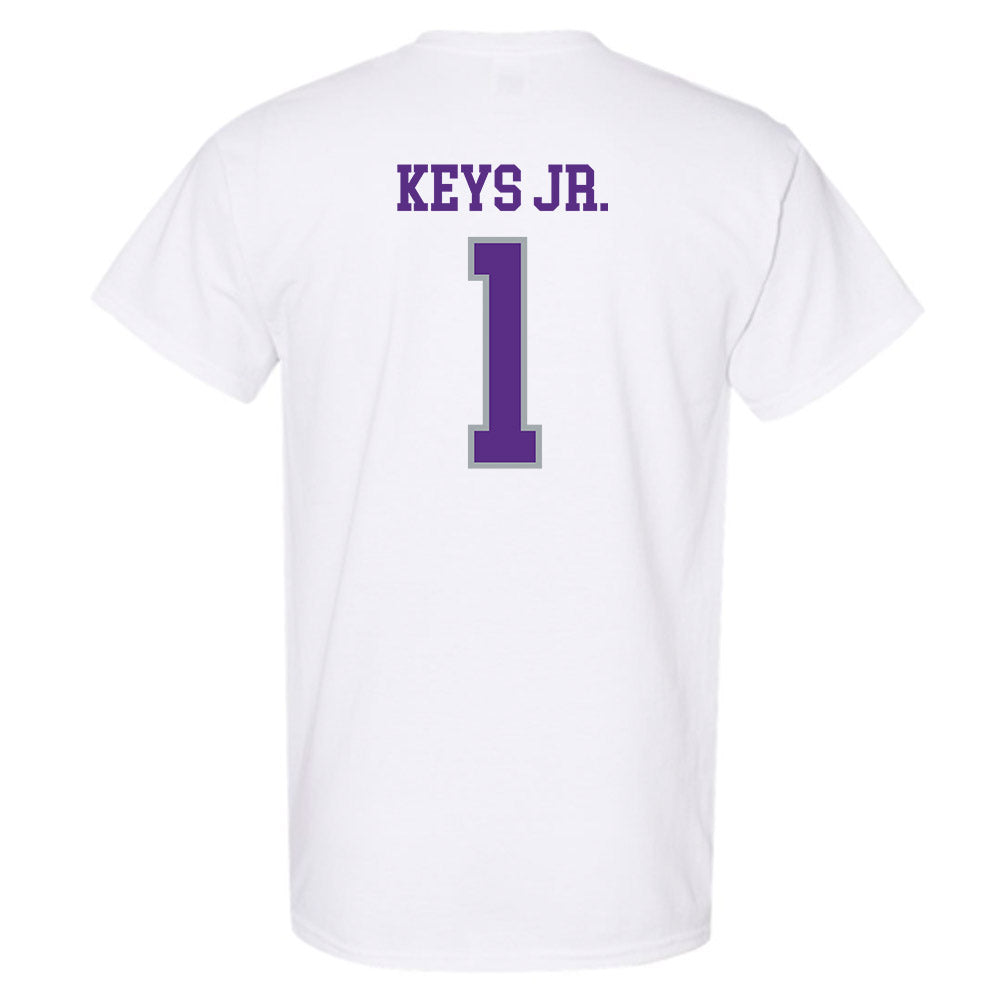 UW-Whitewater - NCAA Men's Basketball : Agape Keys Jr. - Classic Shersey T-Shirt-1
