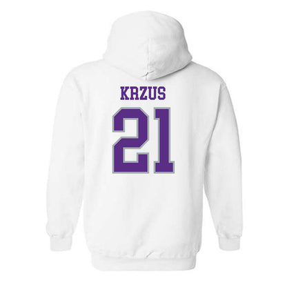 UW-Whitewater - NCAA Women's Volleyball : Aubrie Krzus - Classic Shersey Hooded Sweatshirt-1