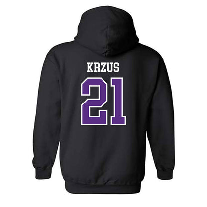UW-Whitewater - NCAA Women's Volleyball : Aubrie Krzus - Hooded Sweatshirt-1