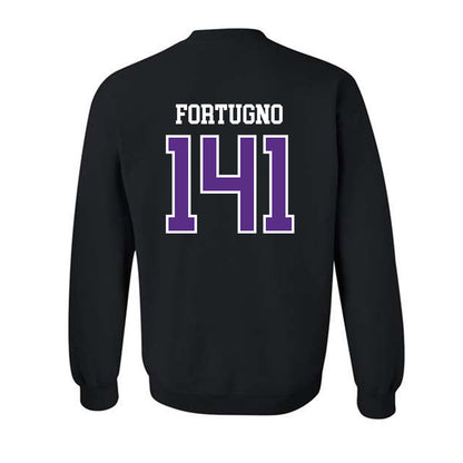 UW-Whitewater - NCAA Wrestling : Justin Fortugno - Crewneck Sweatshirt-1