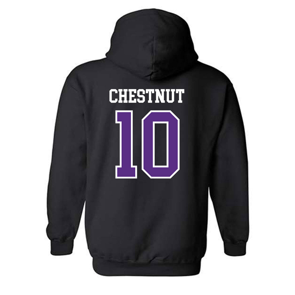 UW-Whitewater - NCAA Men's Basketball : Darius Chestnut - Hooded Sweatshirt-1