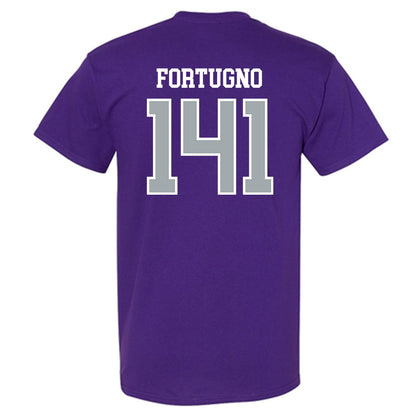UW-Whitewater - NCAA Wrestling : Justin Fortugno - T-Shirt-1