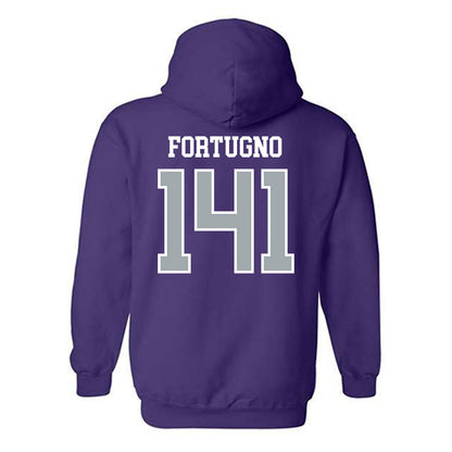 UW-Whitewater - NCAA Wrestling : Justin Fortugno - Hooded Sweatshirt-1