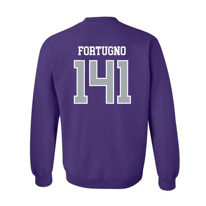 UW-Whitewater - NCAA Wrestling : Justin Fortugno - Crewneck Sweatshirt-1