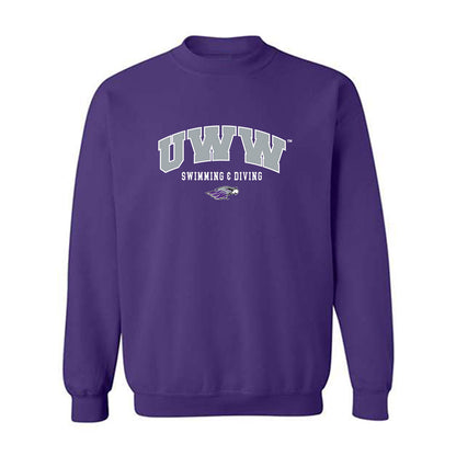 UW-Whitewater - NCAA Men's Swimming & Diving : Tristan Saucedo - Crewneck Sweatshirt-0