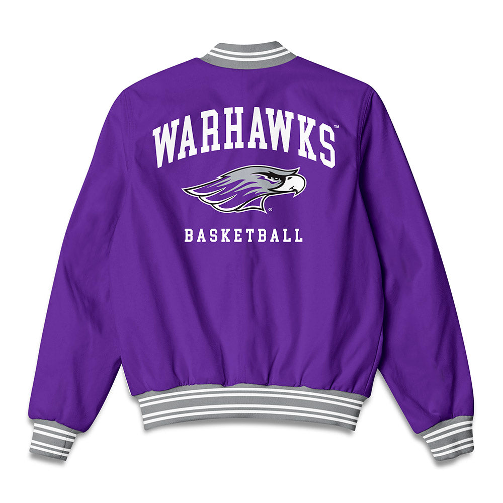 UW-Whitewater - NCAA Men's Basketball : Darius Chestnut - Bomber Jacket-1
