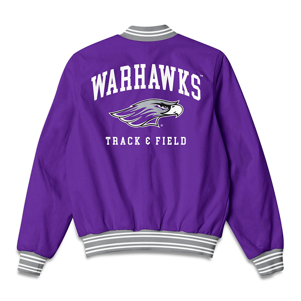 UW-Whitewater - NCAA Men's Track & Field : Kevin Jones - Bomber Jacket-1