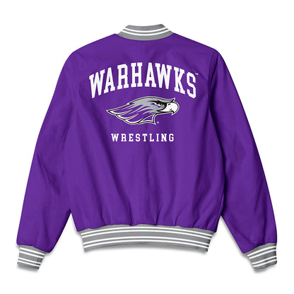 UW-Whitewater - NCAA Wrestling : Brayden Peet - Bomber Jacket-1