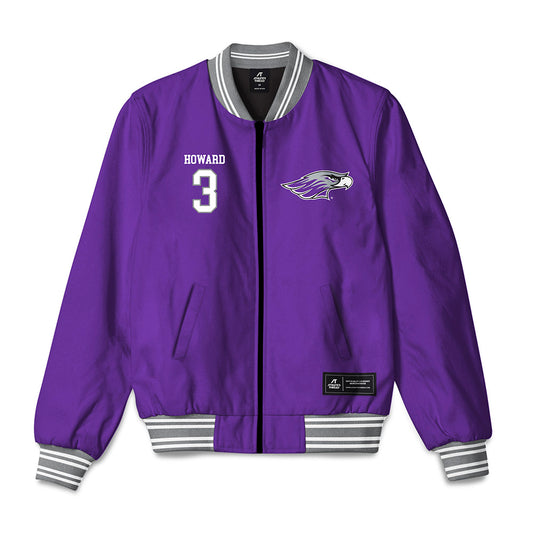 UW-Whitewater - NCAA Men's Basketball : Zay Howard - Bomber Jacket-0