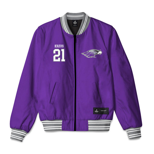 UW-Whitewater - NCAA Women's Volleyball : Aubrie Krzus - Bomber Jacket-0
