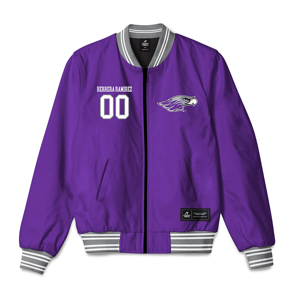 UW-Whitewater - NCAA Football : Adan Herrera Ramirez - Bomber Jacket-0