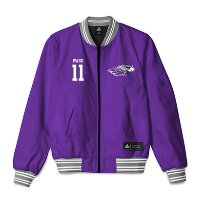 UW-Whitewater - NCAA Women's Volleyball : Delaney Ward - Bomber Jacket-0