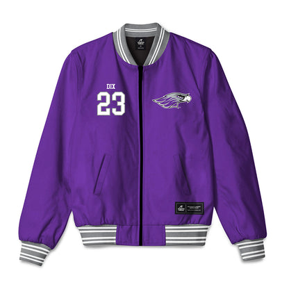 UW-Whitewater - NCAA Women's Volleyball : Abbie Dix - Bomber Jacket-0