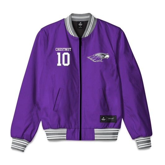 UW-Whitewater - NCAA Men's Basketball : Darius Chestnut - Bomber Jacket-0