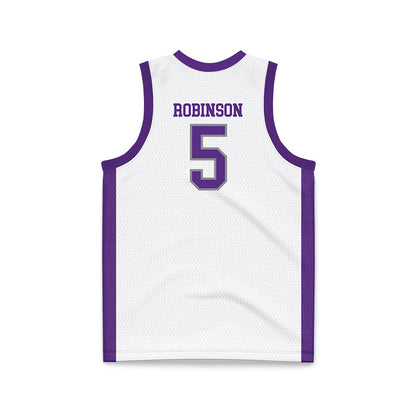 UW-Whitewater - NCAA Men's Basketball : Isaiah Robinson - Basketball Jersey-1