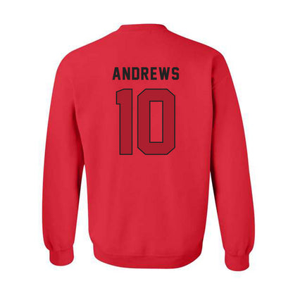 Utah - NCAA Football : Hunter Andrews - Veterans Day v1 Crewneck Sweatshirt-3