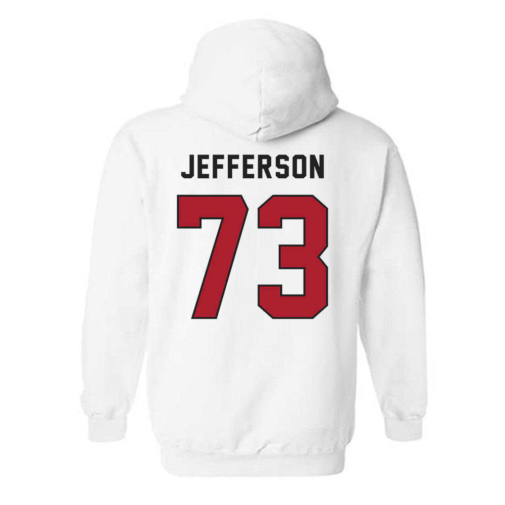 Utah - NCAA Football : Cedric Jefferson - Veterans Day v1 Hooded Sweatshirt-2