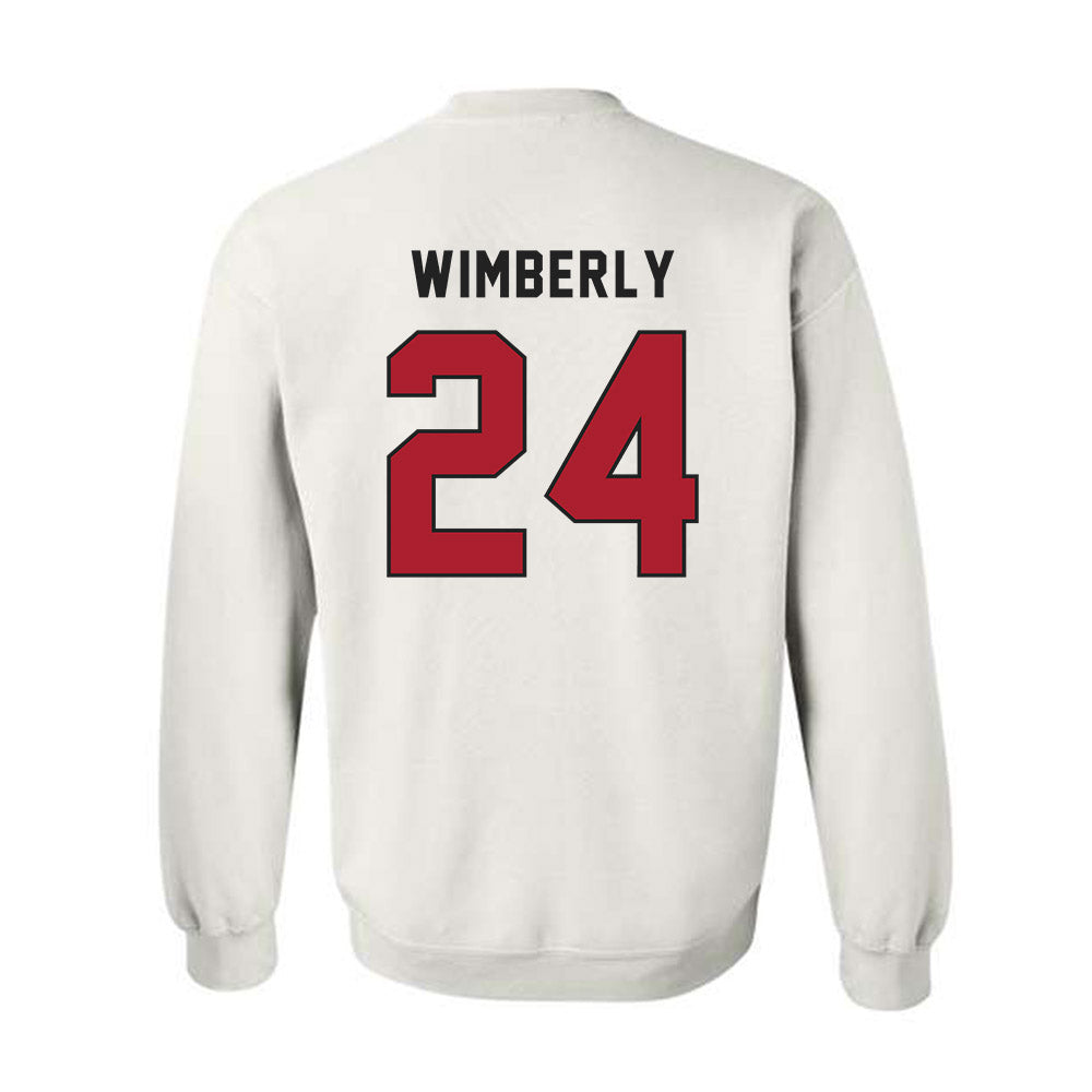 Utah - NCAA Football : Marcus Wimberly - Veterans Day v1 Crewneck Sweatshirt-2