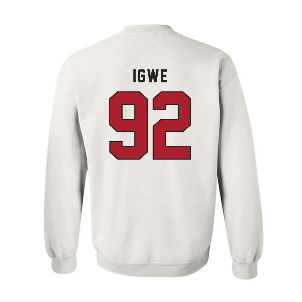 Utah - NCAA Football : Nicholas Igwe - Veterans Day v1 Crewneck Sweatshirt-2