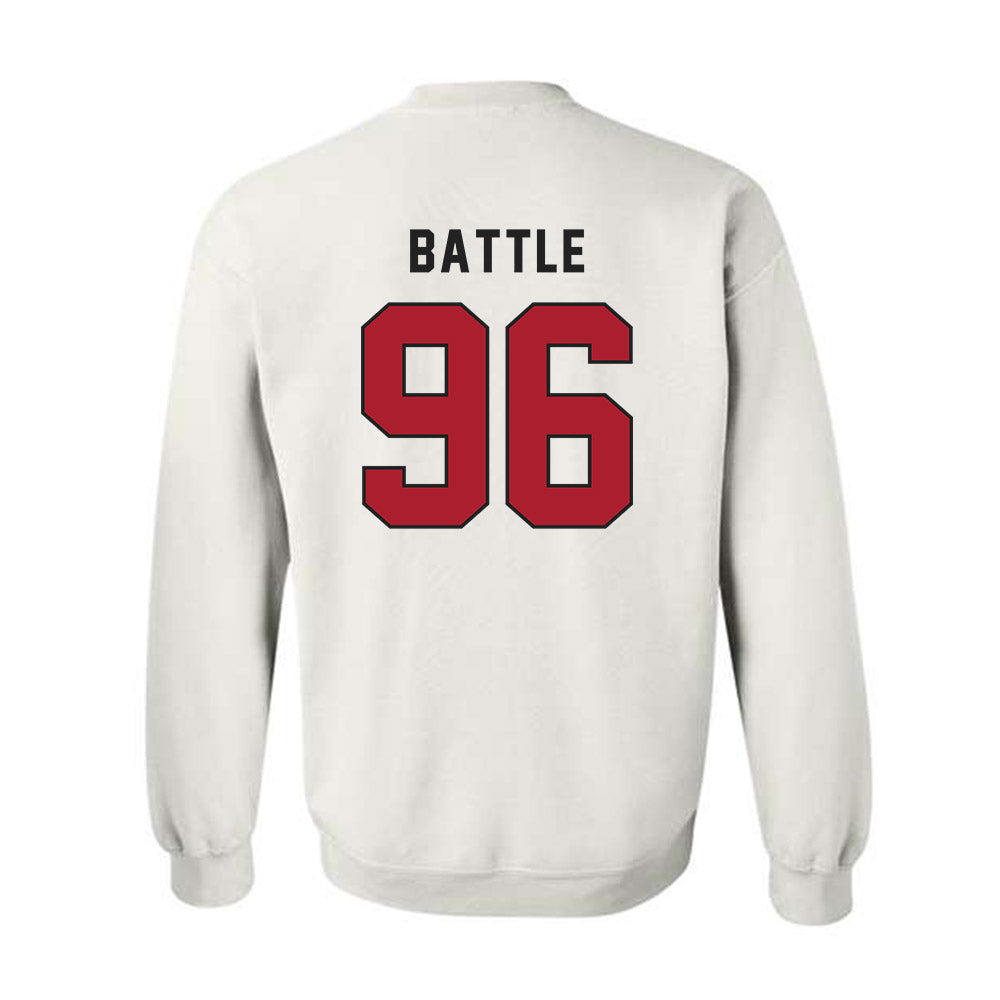 Utah - NCAA Football : Dilan Battle - Veterans Day v1 Crewneck Sweatshirt-3