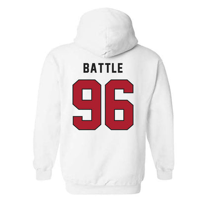 Utah - NCAA Football : Dilan Battle - Veterans Day v1 Hooded Sweatshirt-3