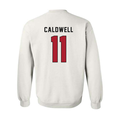 Utah - NCAA Football : Rock Caldwell - Veterans Day v1 Crewneck Sweatshirt-2