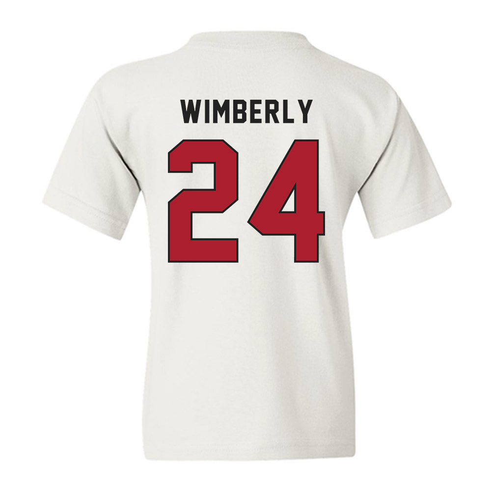 Utah - NCAA Football : Marcus Wimberly - Veterans Day v1 Youth T-Shirt-2