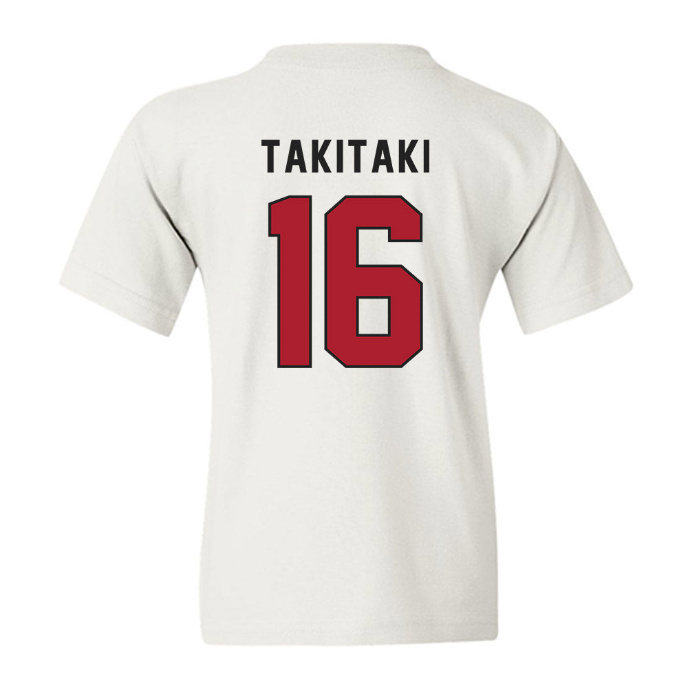 Utah - NCAA Football : Penisimani Takitaki - Veterans Day v1 Youth T-Shirt-3
