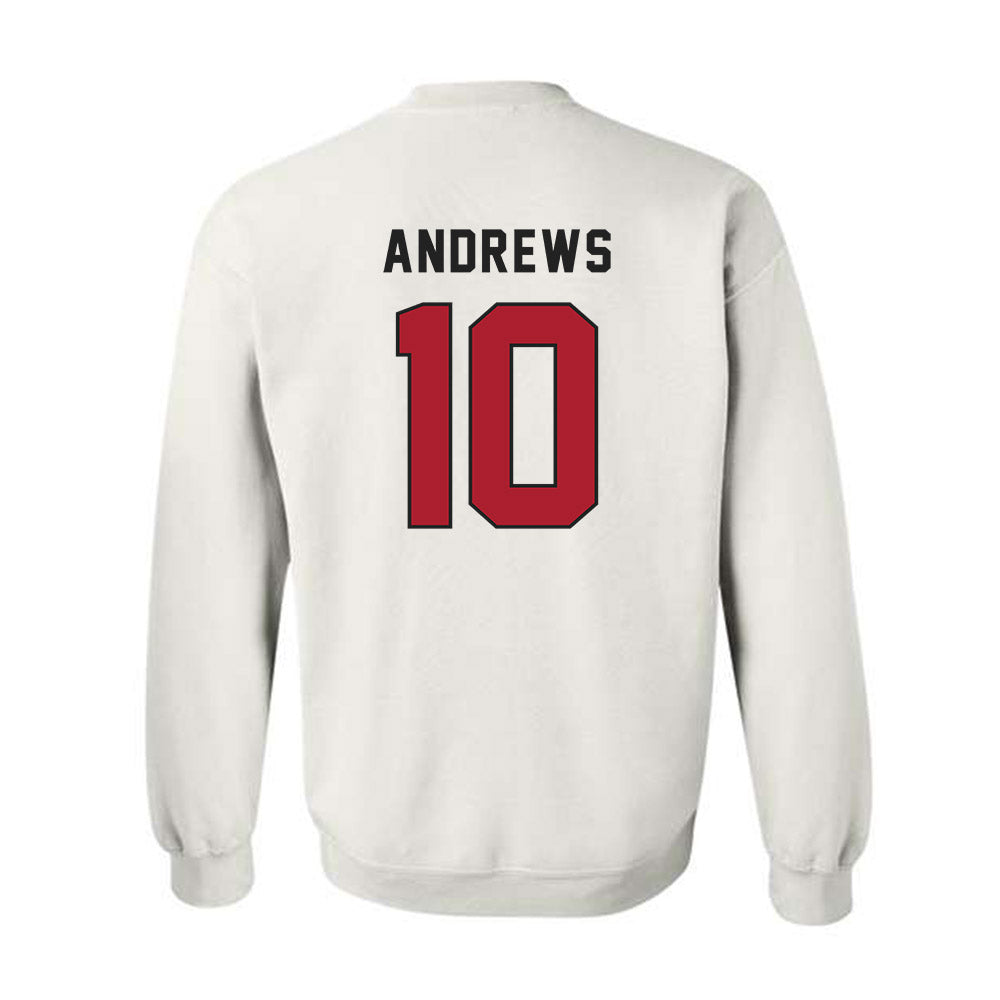 Utah - NCAA Football : Hunter Andrews - Veterans Day v1 Crewneck Sweatshirt-2