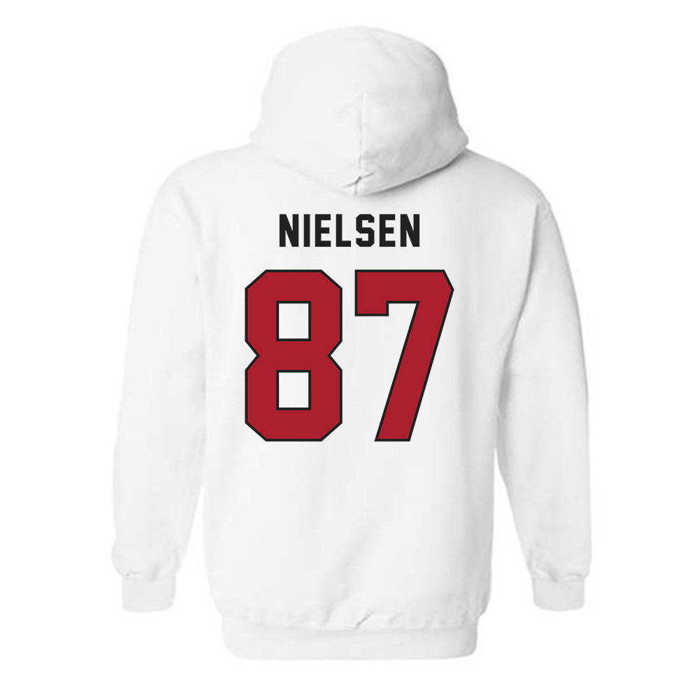 Utah - NCAA Football : Mitch Nielsen - Veterans Day v1 Hooded Sweatshirt-3