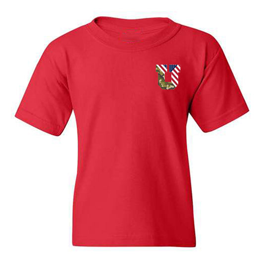 Utah - NCAA Football : Mauka Bernard - Veterans Day v1 Youth T-Shirt-0