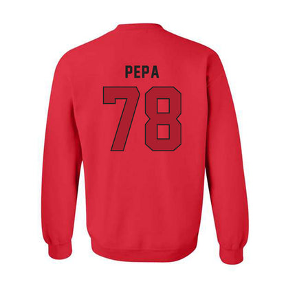 Utah - NCAA Football : Taniela Pepa - Veterans Day v2 Crewneck Sweatshirt-2