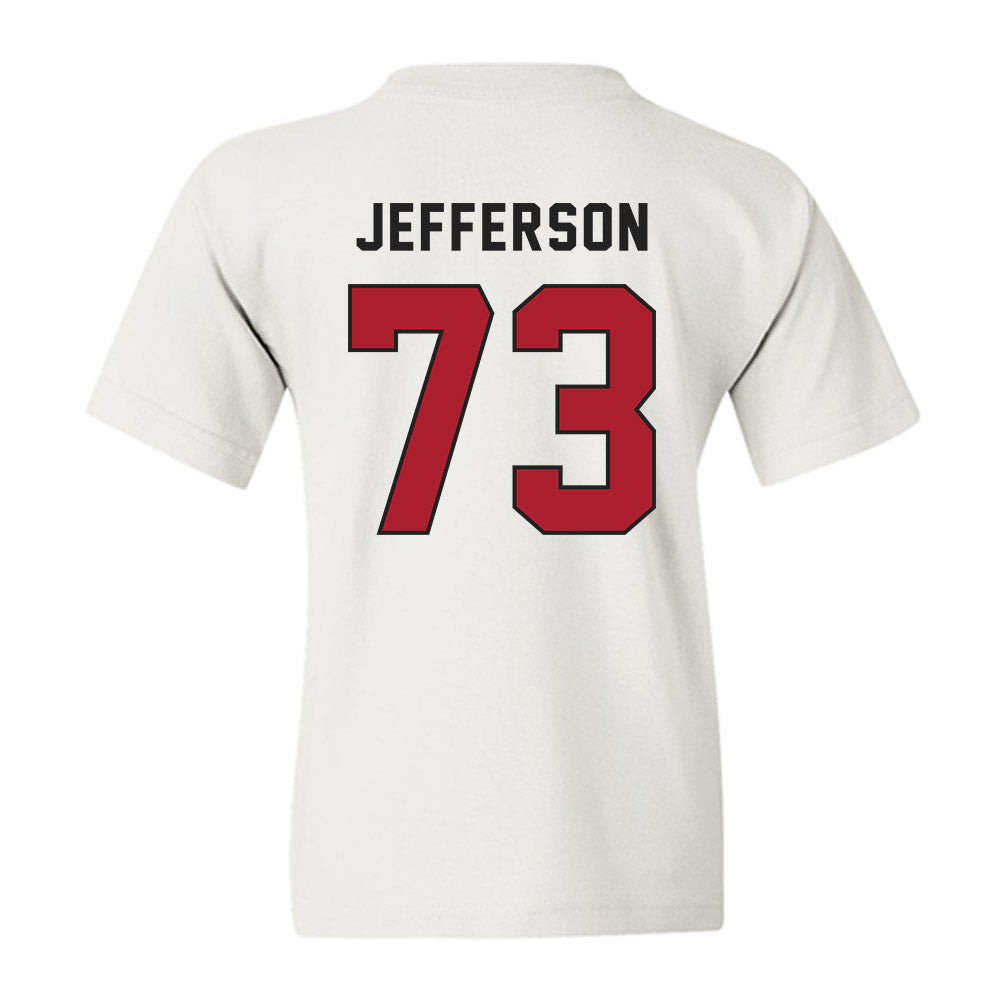 Utah - NCAA Football : Cedric Jefferson - Veterans Day v2 Youth T-Shirt-3