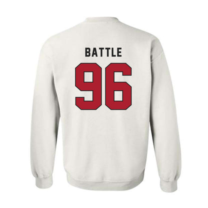 Utah - NCAA Football : Dilan Battle - Veterans Day v2 Crewneck Sweatshirt-3