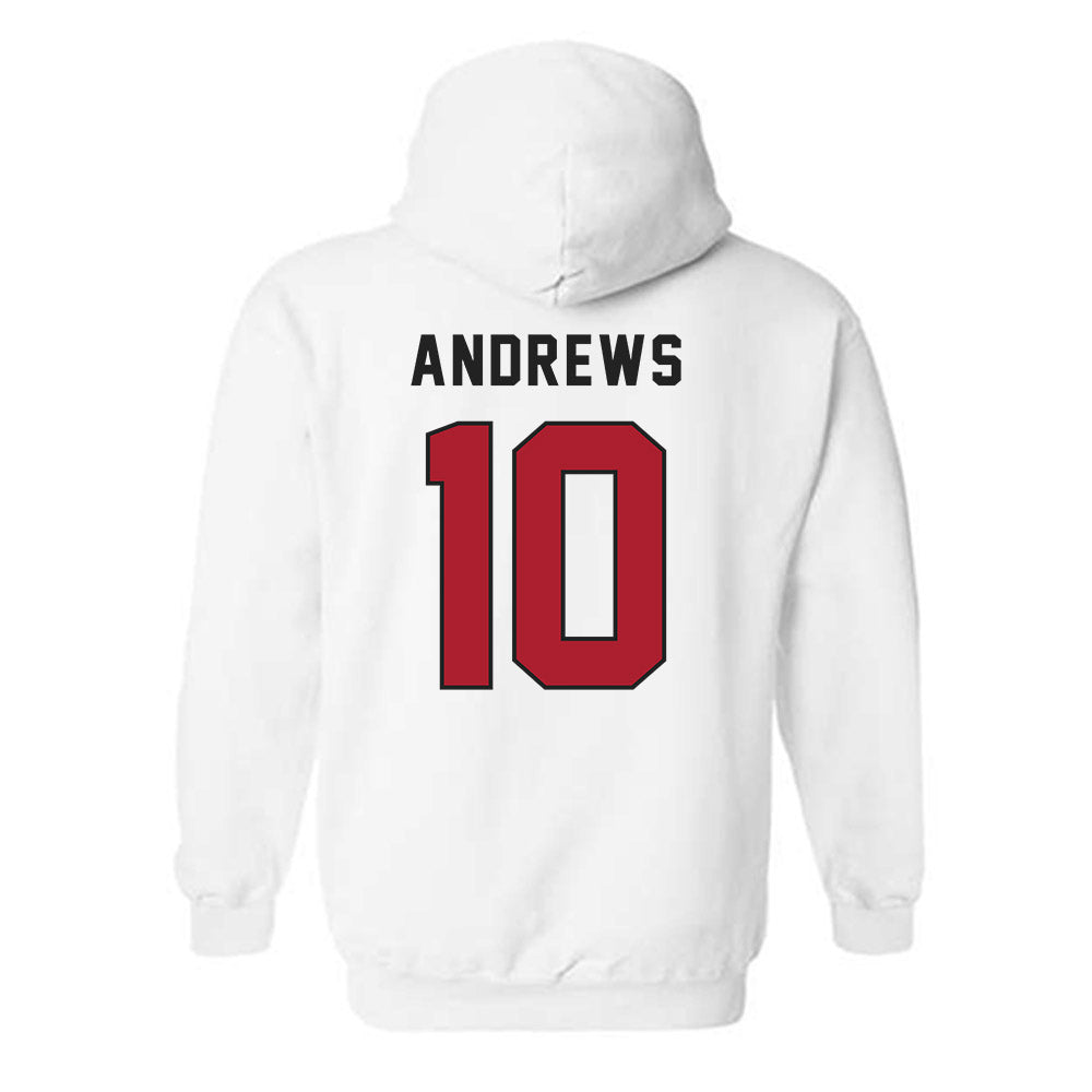 Utah - NCAA Football : Hunter Andrews - Veterans Day v2 Hooded Sweatshirt-3