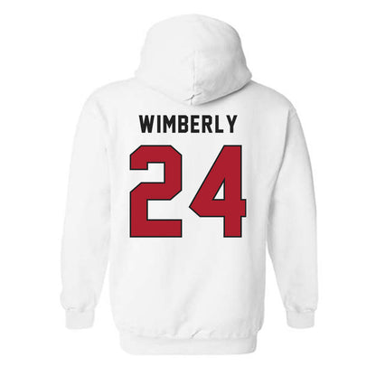 Utah - NCAA Football : Marcus Wimberly - Veterans Day v2 Hooded Sweatshirt-3