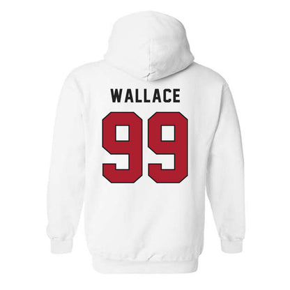 Utah - NCAA Football : Jamal Wallace - Veterans Day v2 Hooded Sweatshirt-2